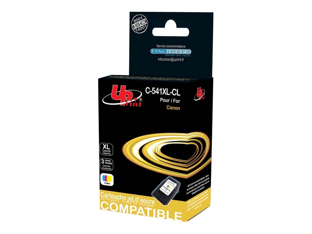 Cartouche compatible Canon CL-541XL - cyan, magenta, jaune - Uprint