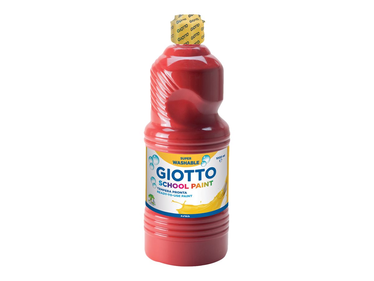 Giotto School - Gouache ultra lavable - bleu outremer - bouteille d'1 L
