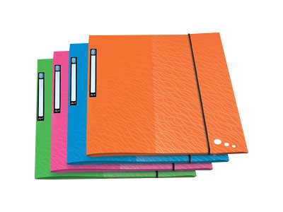 Art Pop - Chemise à 3 rabats - A4 - différentes couleurs disponibles