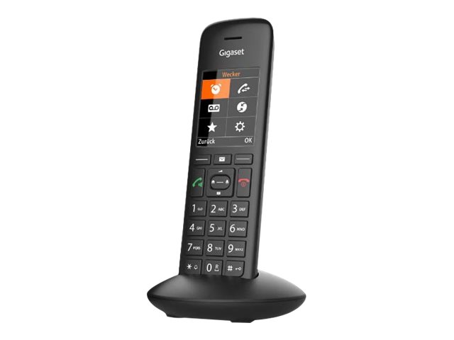 Gigaset C570A Duo - téléphone sans fil - avec répondeur + combiné supplémentaire - noir