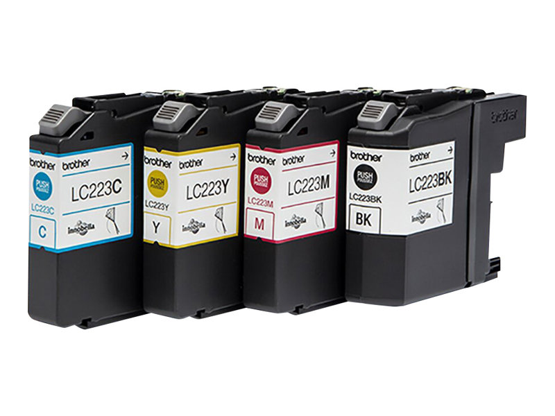 Brother LC223 Cartouches d'Encre - Pack de 4