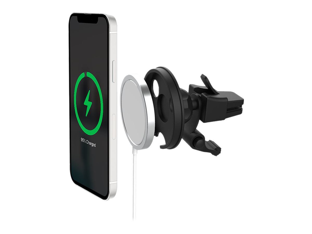 BigBen CONNECTED - support de voiture pour smartphone avec chargeur  induction pour grille d'aération -noir Pas Cher
