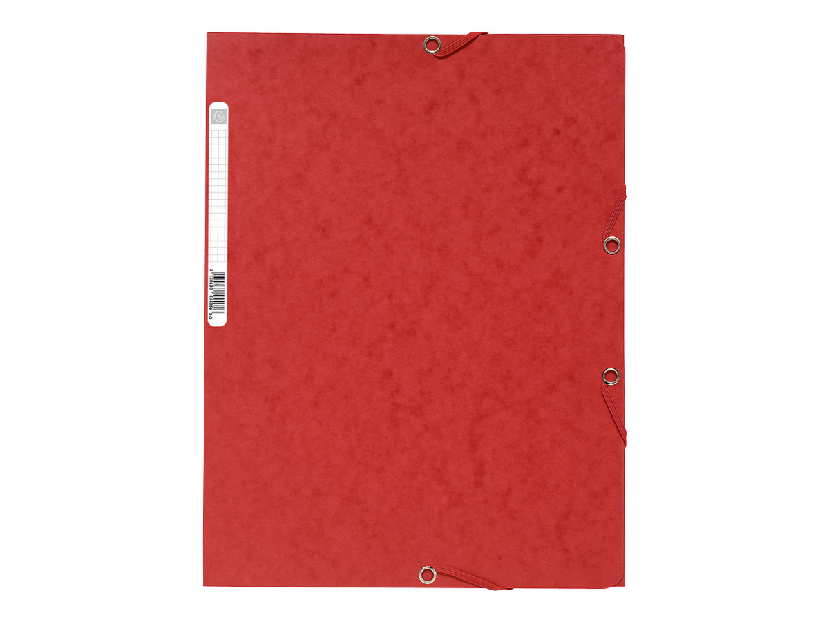 Lot De 10 Chemises à Rabats élastiques COUTAL - Format 24x32 Cm, Pour Documents A4, Coloris Assortis