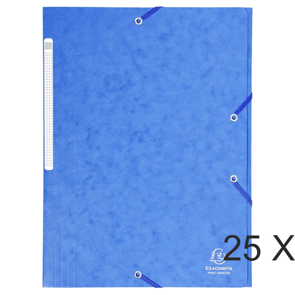 Durable 229557 Lot De 25 Chemises à Pince Rotative Ouverture Latérale - Capacité 1 à 30 Feuilles A4 - Gris Anthracite