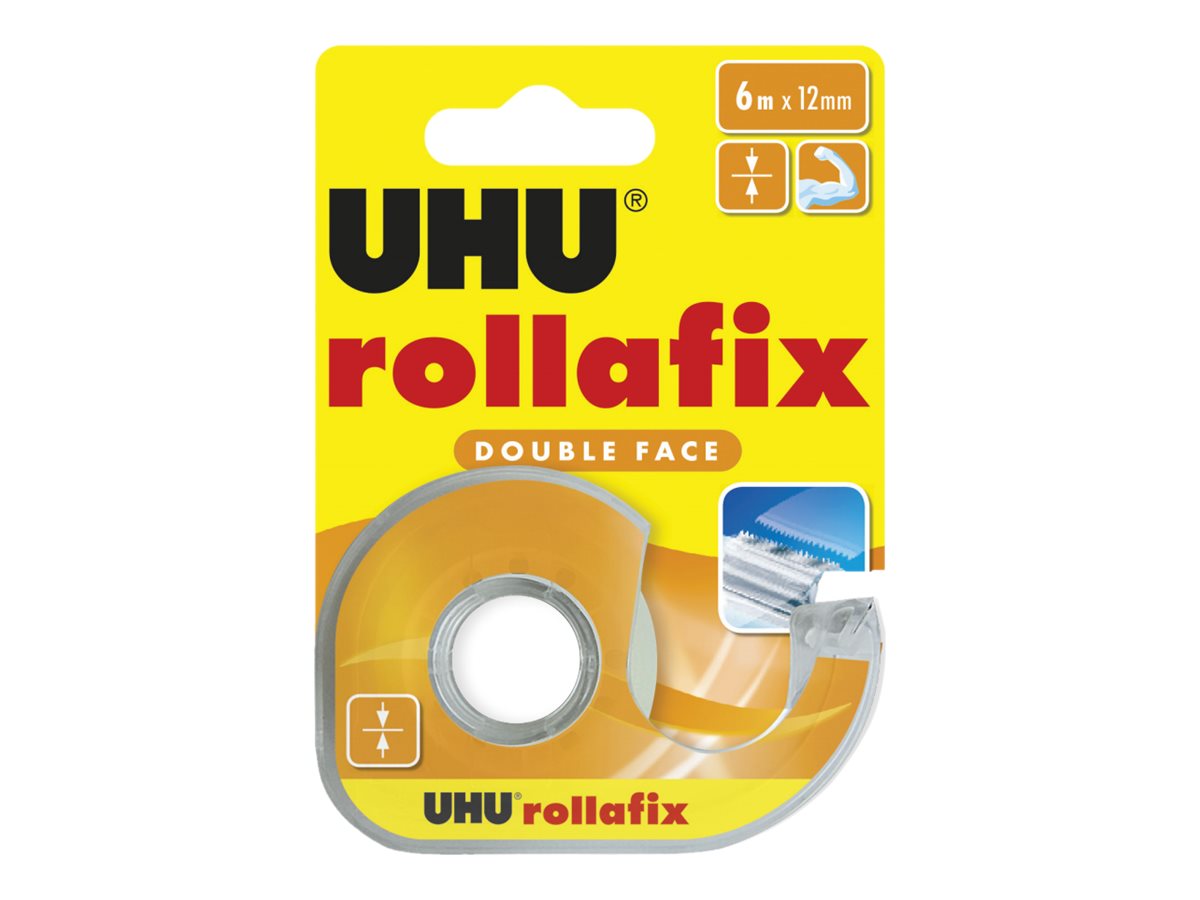 Nastro Adesivo Da Imballaggio Trasparente UHU Rollafix - 66 M X 50 Mm - Alta Aderenza