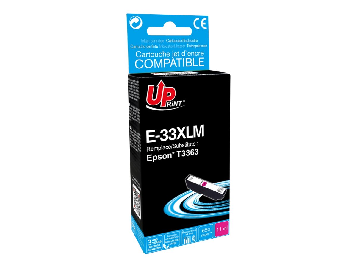 Cartouche compatible Epson 33XL Oranges - magenta - UPrint E.33XLM  