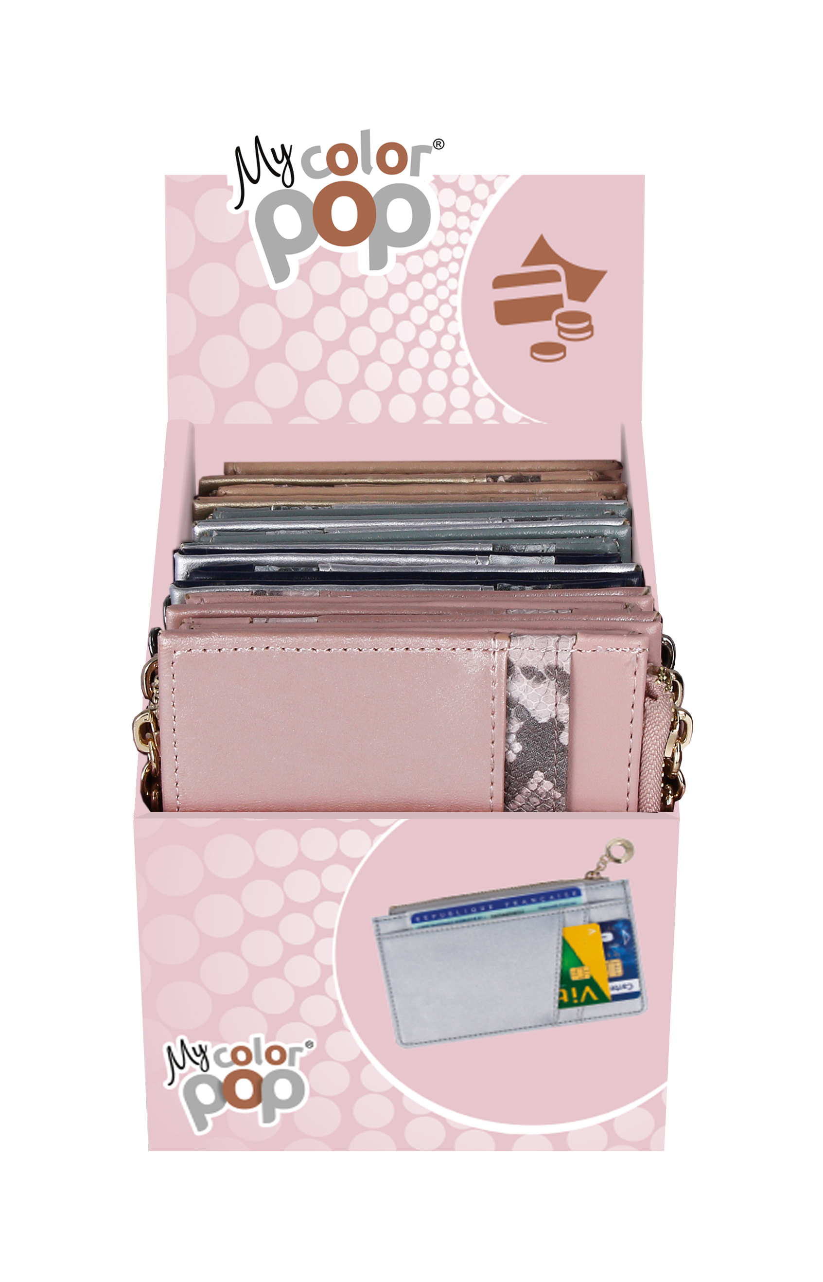 Porta Carte Rigido Color Pop Collezione Provence: Proteggi Le Tue Tessere Con Stile! (Formato Carta Di Credito, 6x9,1 Cm, Fatto In Francia) - 4