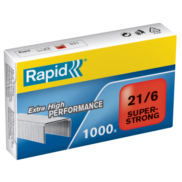 Rapid Bo Te De Agrafes Super Strong Jusqu Feuilles Pas Cher Bureau Vall E