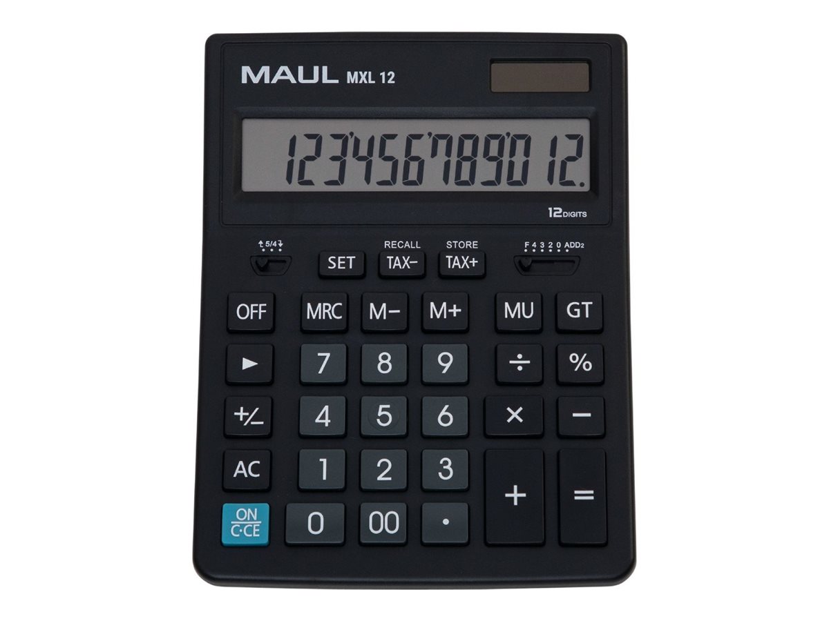 Calculatrice DELI 12 Chiffres - Double Alimentation Solaire Et Pile, Écran LCD Grand, Format Portable - 6