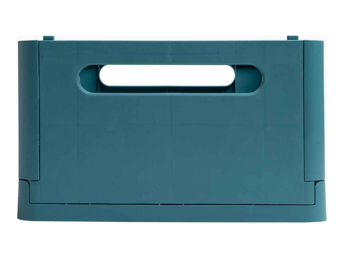 Caisse De Rangement Pliante Nankoyal - Grande Taille 44x32x26 Cm - Poignées, Couvercle, Empilable - Pour Camping, Voiture, Maison