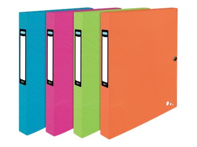 Art Pop - Boîte de classement - 40 mm - 24 x 32 cm - disponible dans différentes couleurs