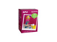 Apli - Kit de poupée rouge - kit de travaux créatifs