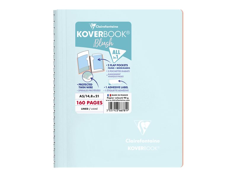 CAHIER KOVERBOOK BLUSH 110X170MM - Cahiers scolaires/Gamme
