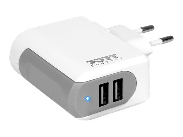 Port Connect  - chargeur secteur pour smartphone - 2 USB