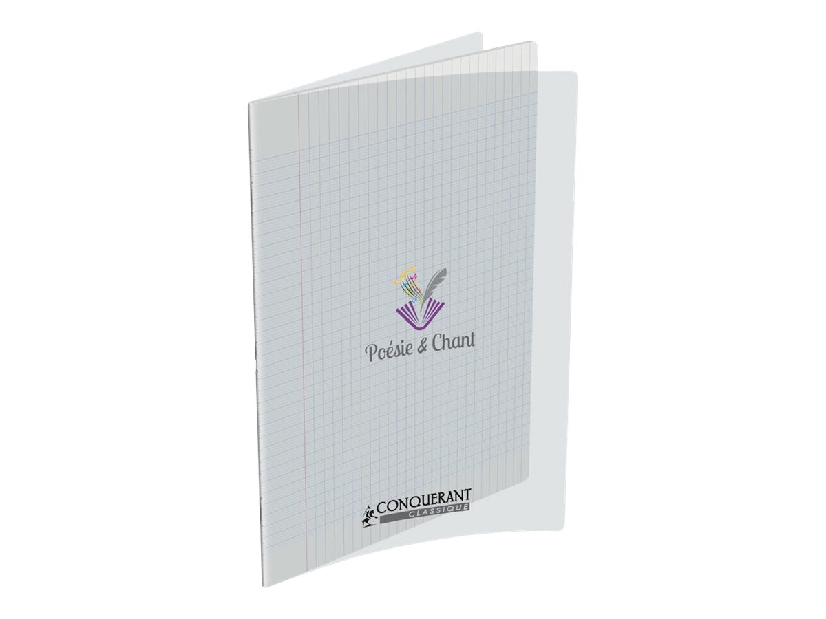 Conquérant Classique - Cahier de poésie et chant 24 x 32 cm - 48 pages
