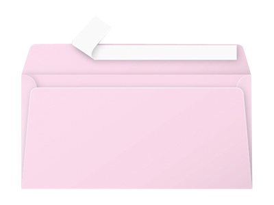 Pollen - 20 Enveloppes - 110 x 220 mm - 120 g/m² - rose dragée