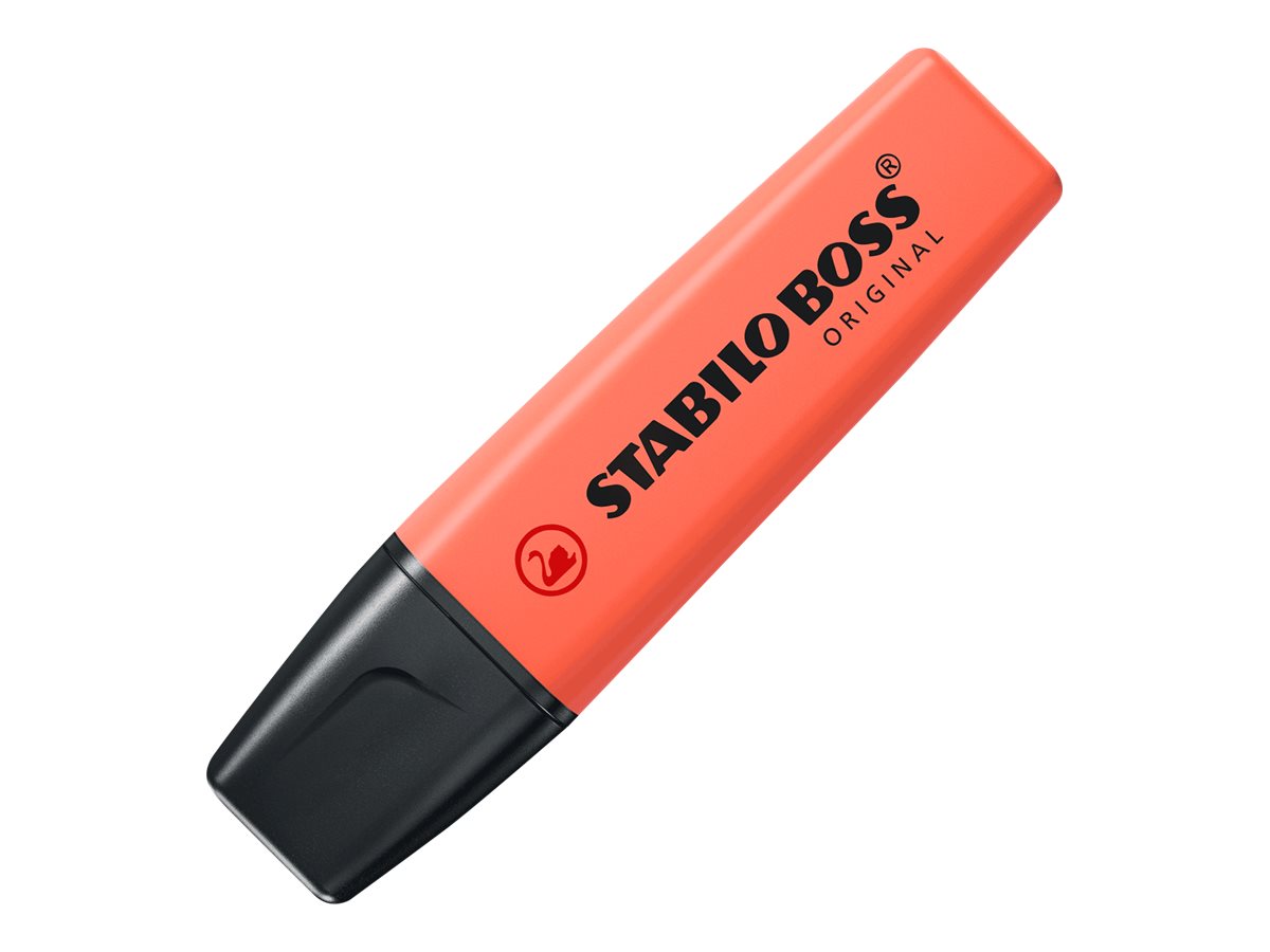 Surligneurs STABILO BOSS Pastel Lot 10 - Marqueurs Poudre Gris 350m Tracé