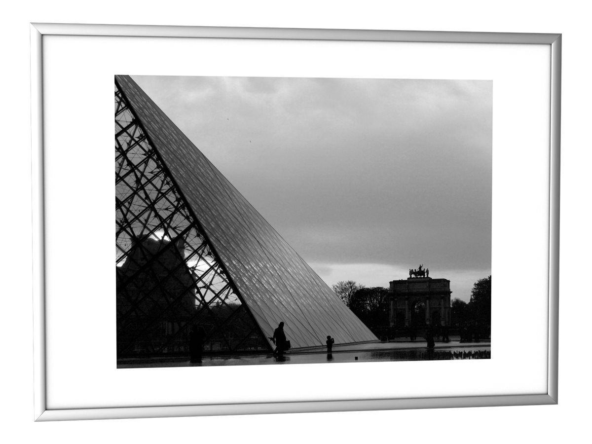Grand Cadre Photo Vintage Années 60 - Doré - Vue 35x29cm - Extérieur 37x31cm - NEUF