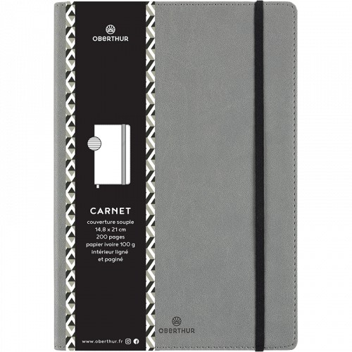 Oberthur Carmen - Carnet de notes souple A5 - ligné - 200 pages