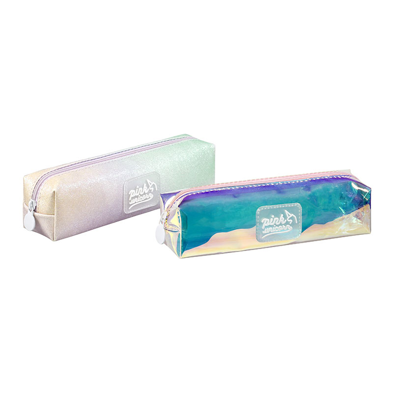 Trousse à stylos en Plastique - Transparent Pailleté CLAIREFONTAINE