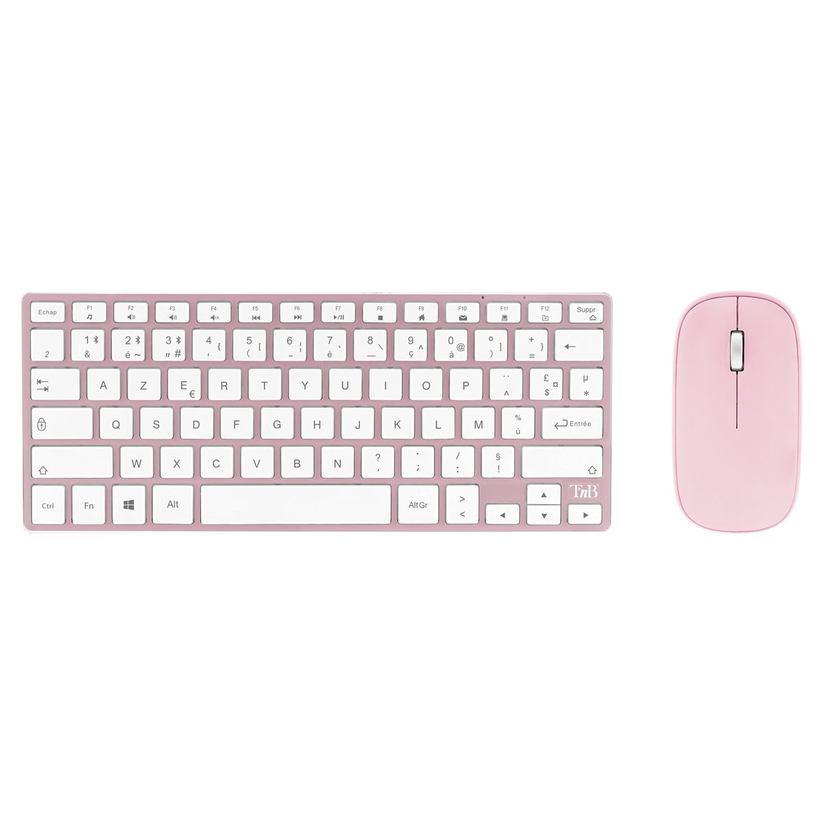 Kit de nettoyage clavier et smartphone rose - 7 en 1