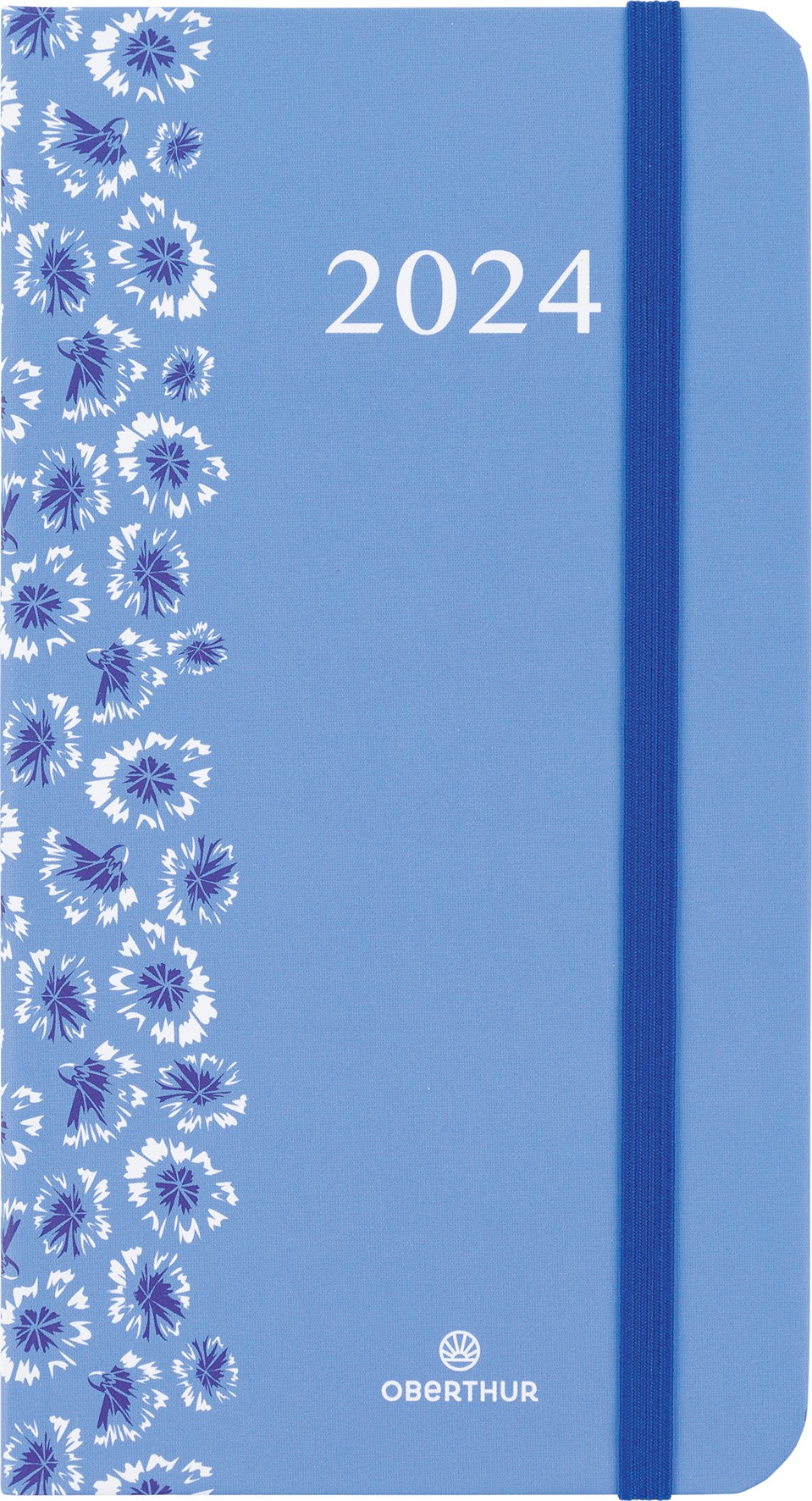 Agenda 2024 Anahita 16 poche Floralie bleue