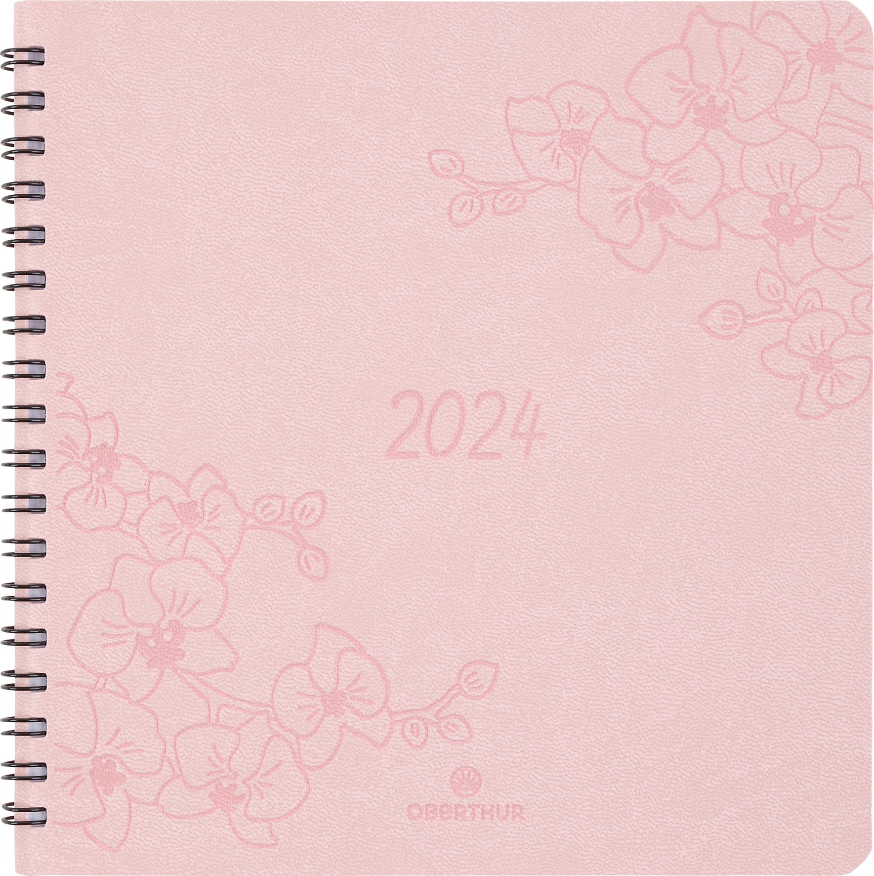 Agenda scolaire 2023/2024 - Rose pailleté -12 x 17 cm - Exacompta