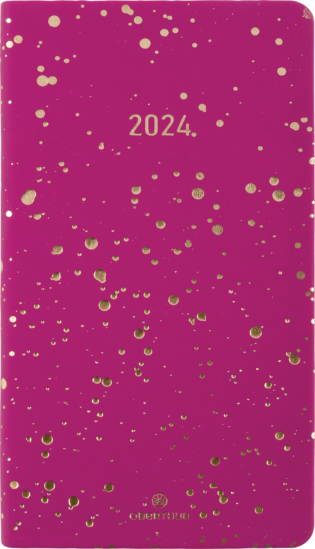 Agenda scolaire 2023/2024 - Rose pailleté -12 x 17 cm - Exacompta