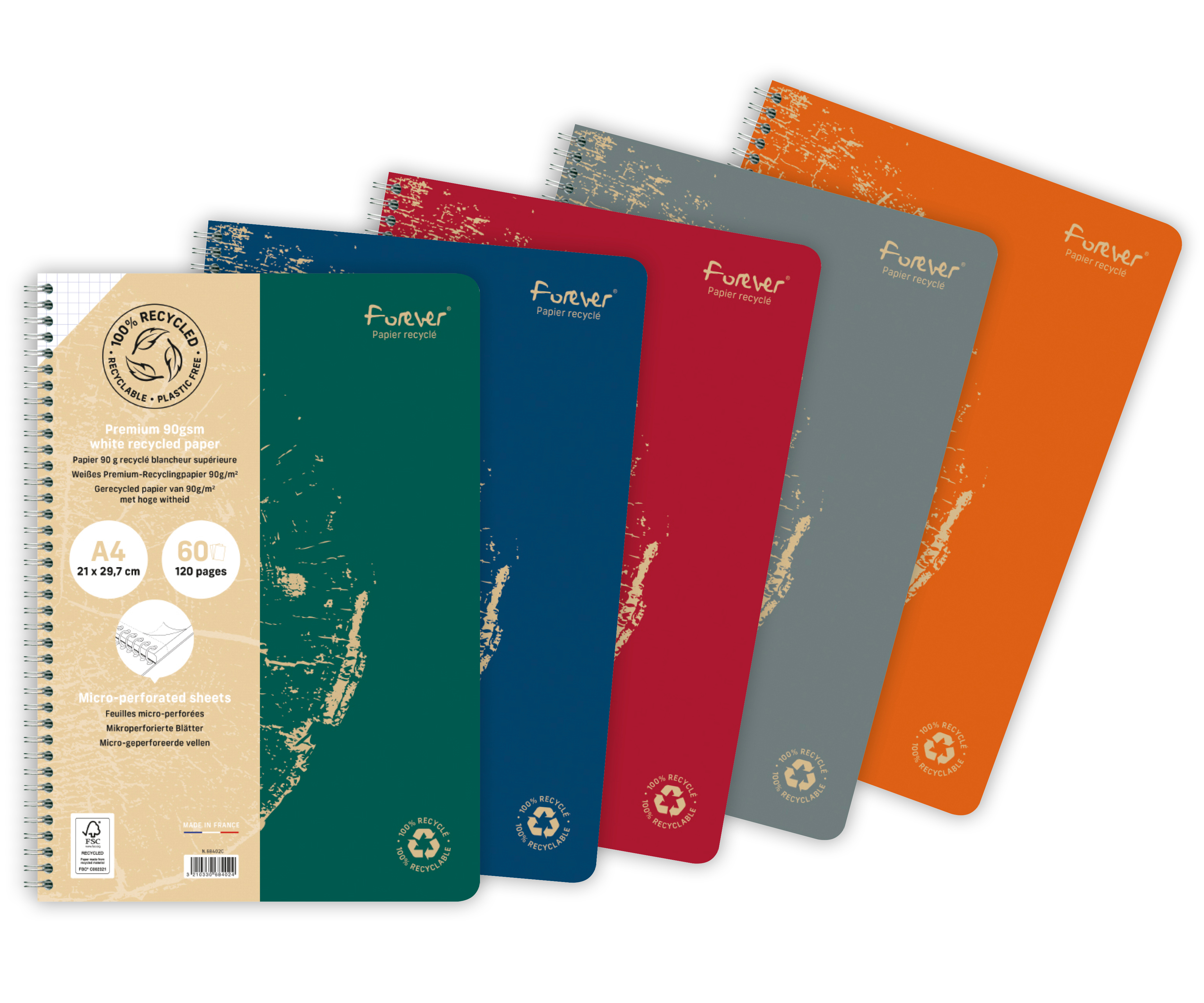 【中古】 Le Cahier Recre MaximeLeForestier Cahier reliure intégrale 7000 - Clairefontaine