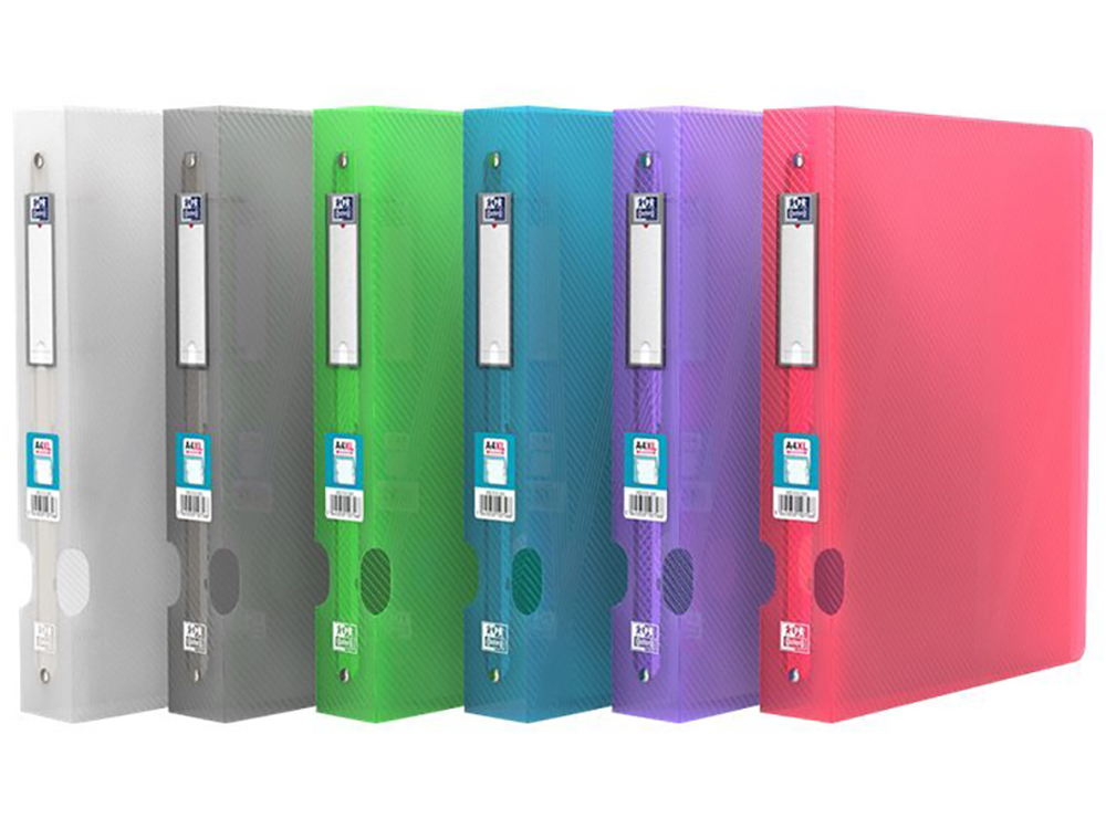 Classeur 4 Anneaux Format Folio (26,4x34 Cm) - Dos 6 Cm, Capacité 250 Feuilles, Couverture Rigide WWF Love Our Planet