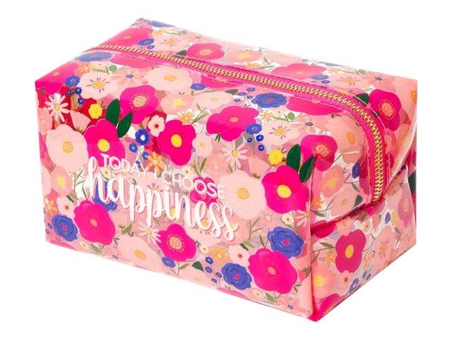 Trousse à Cosmétiques L'Occitane – Motif Fleur Papier – Multicolore – Neuf Avec étiquette