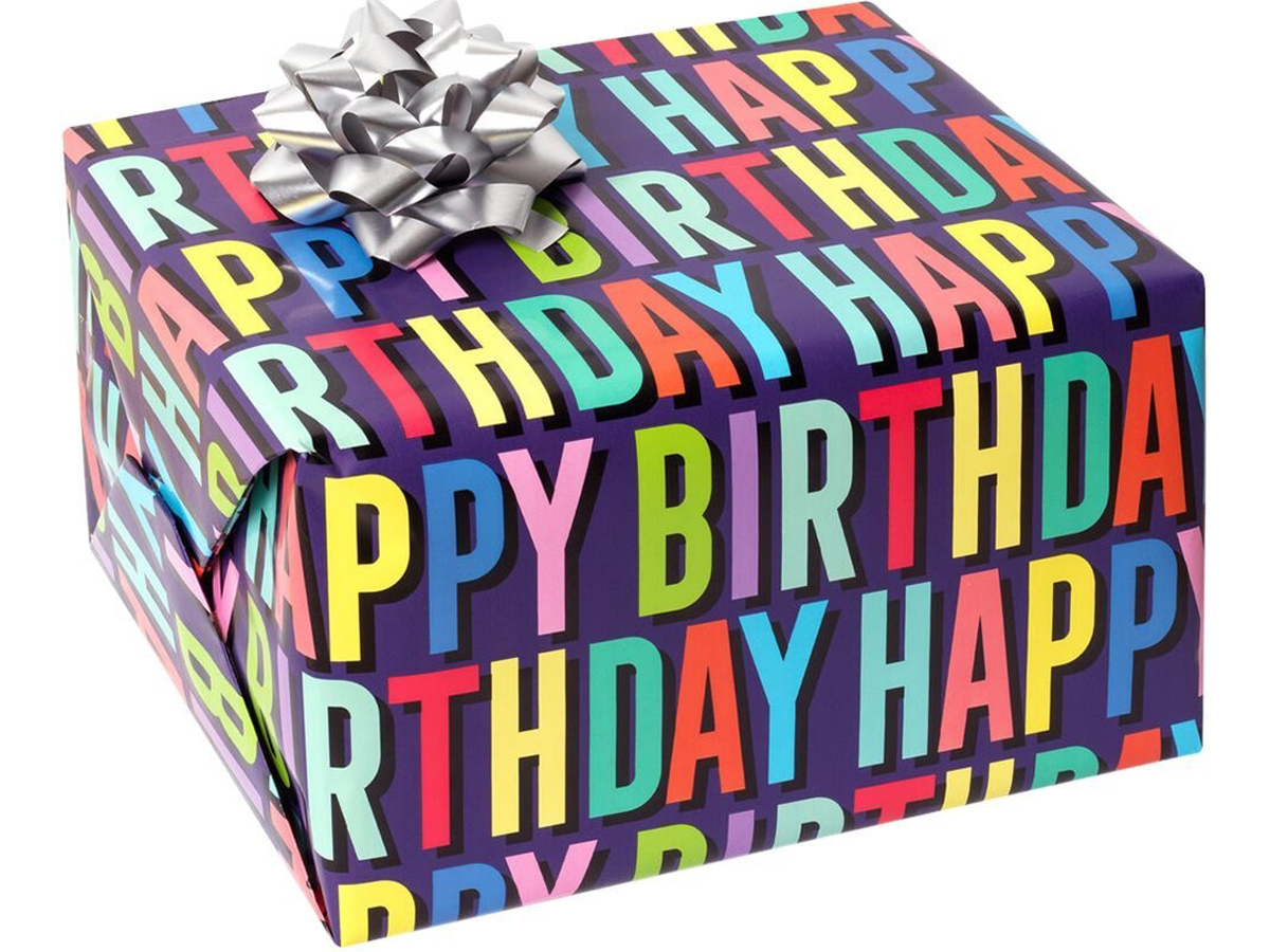Papier Cadeau Motif Chien Ballon - Rouleau 70 Cm X 2 M, Multicolore, Pour Anniversaire Enfant - 4