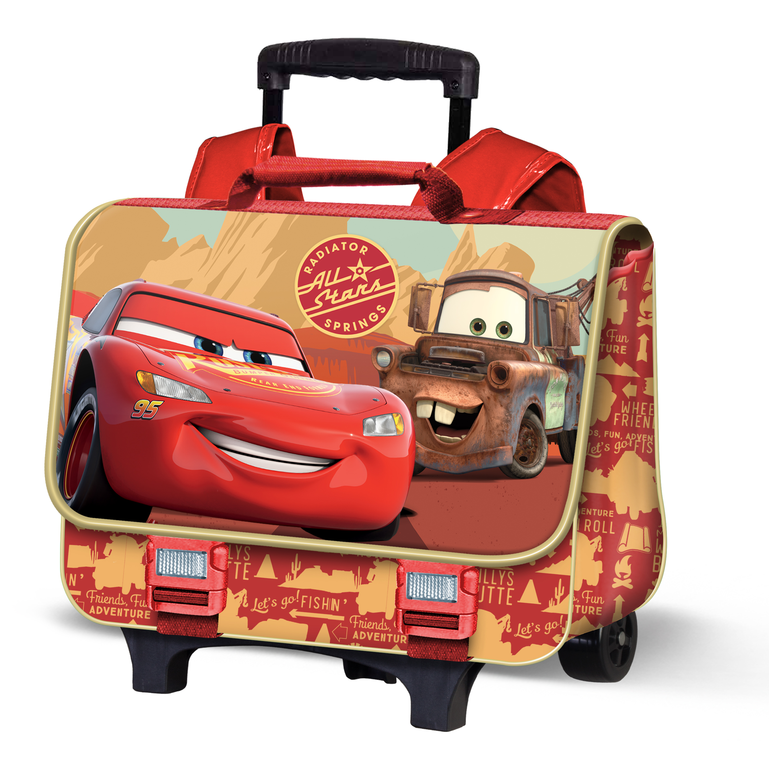 Sac à Dos Trolley Sonic Enfant - Valise à Roulettes Sonic Aventure Vitesse, Grand Compartiment + Poches, Idéal École, Voyage, Rentrée Scolaire Garçons