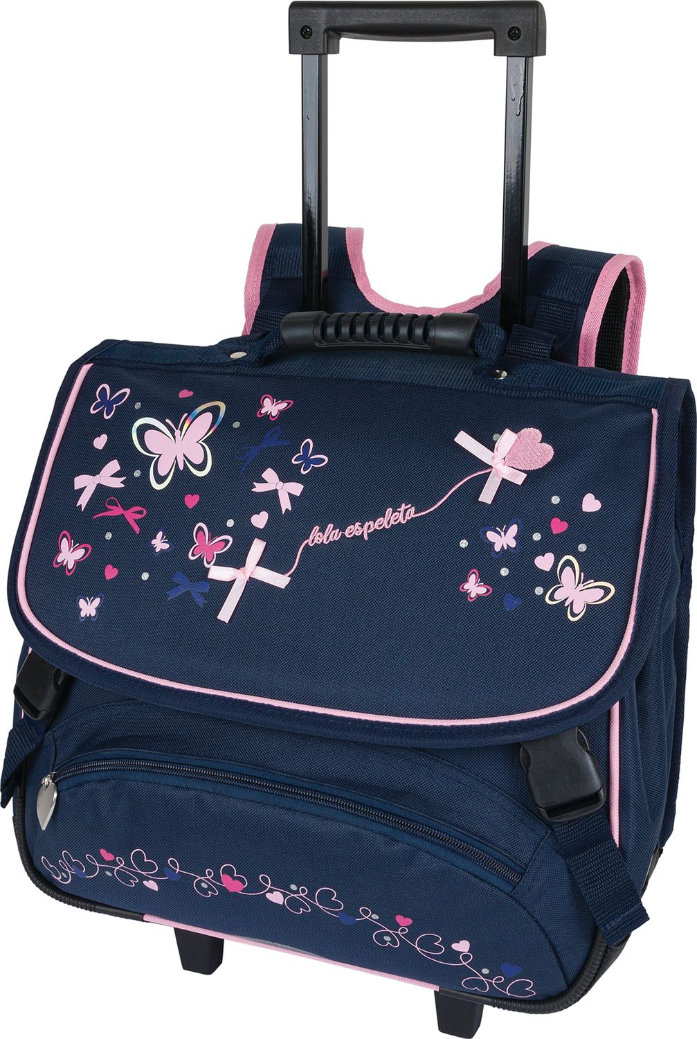 Cartable à roulettes Lola Espeleta 38 cm compartiments