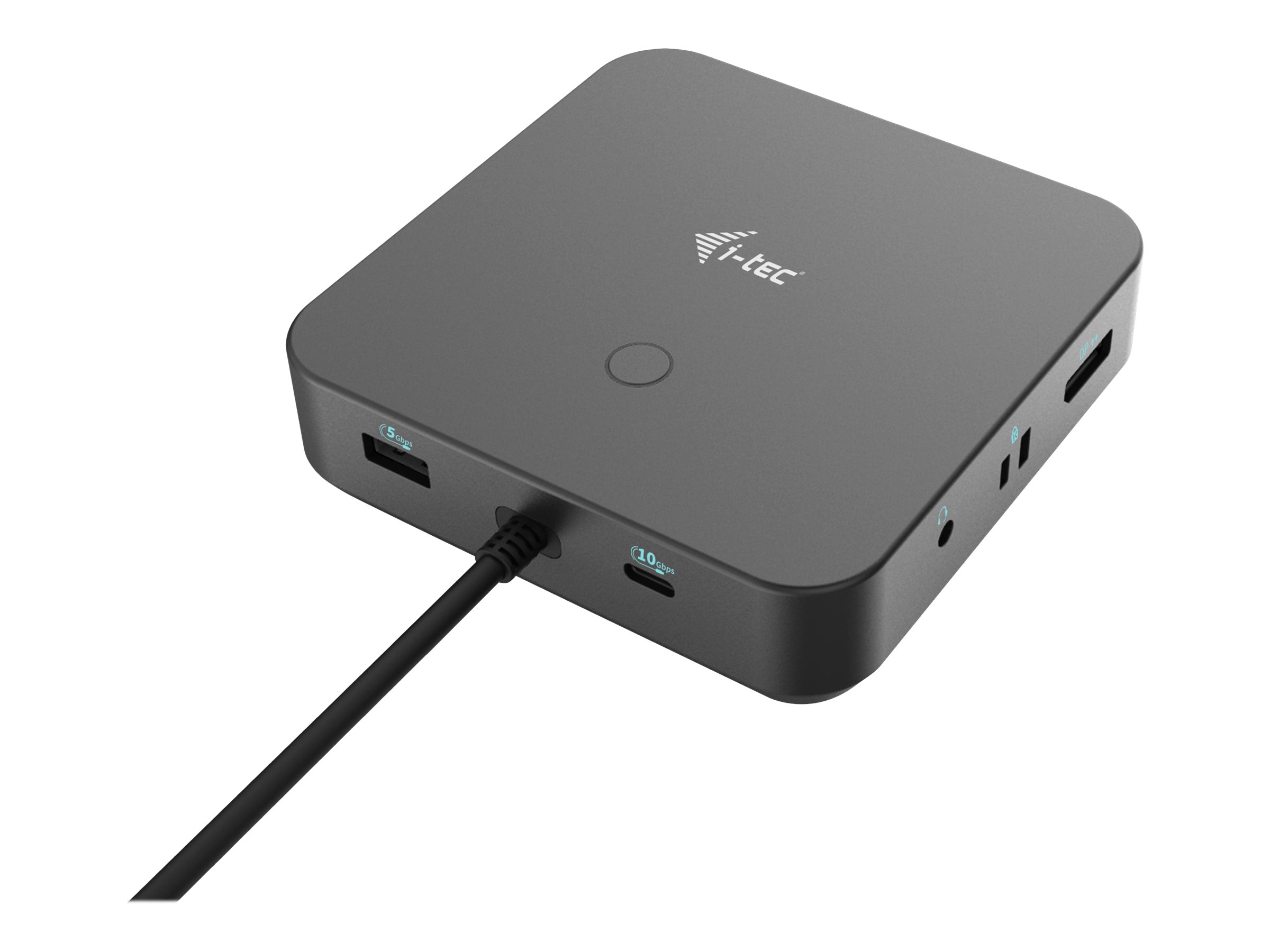 Station D'accueil USB-C I-tec Quattro Display - 85W, 4 Sorties Vidéo, Charge Pour Ordinateur Portable