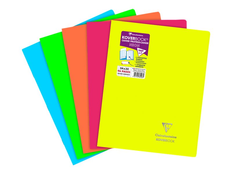 Cahier - CLAIREFONTAINE - MIMESYS - 96 pages - 90g - Seyès - Bleu