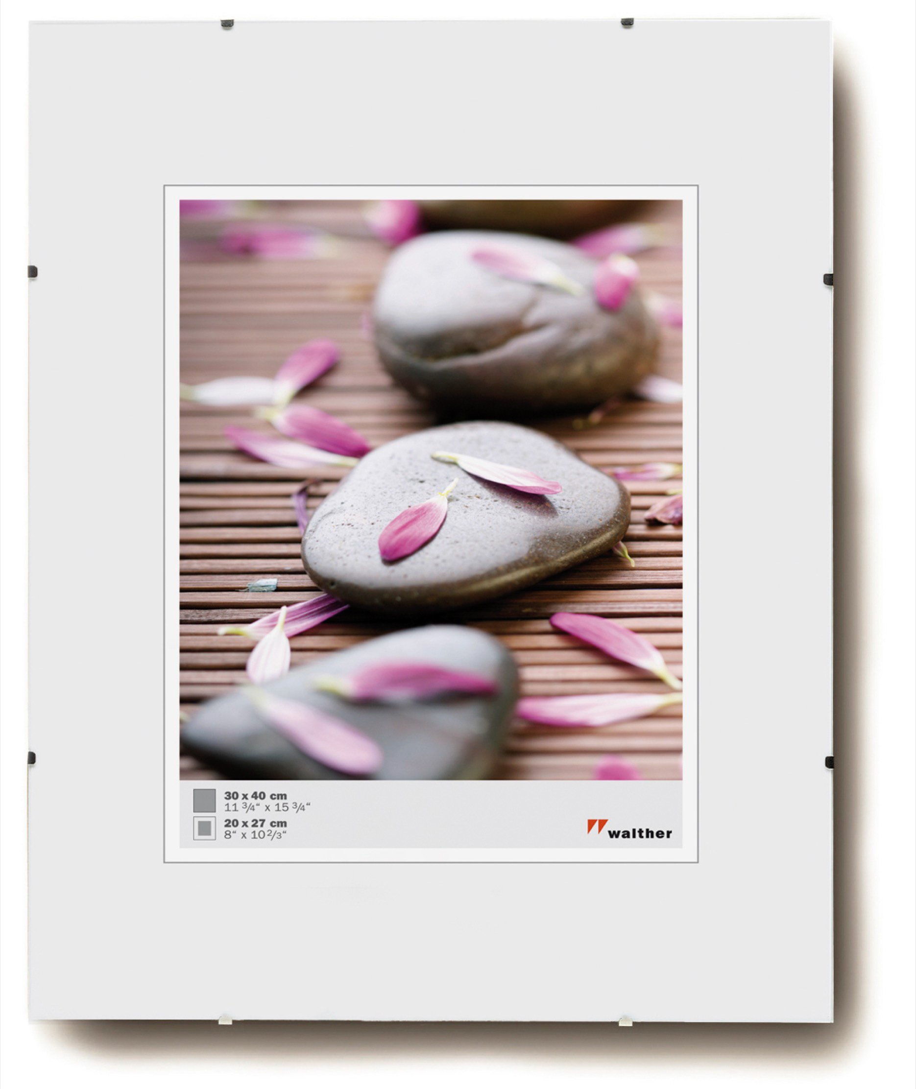 Lot De 2 Cadres Photos - Walther Galeria - 20 X 30 Cm - Argent
