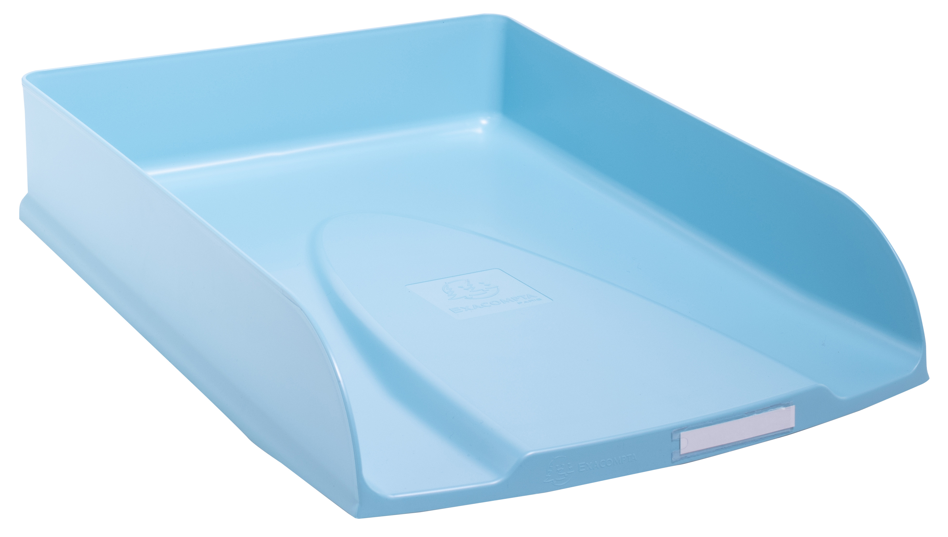 Bac à Courrier CEP 100 - Bleu, 35x25.5x6.5 Cm - Empilable, Grande Capacité - Pour Bureau, Maison, Organisation - 7