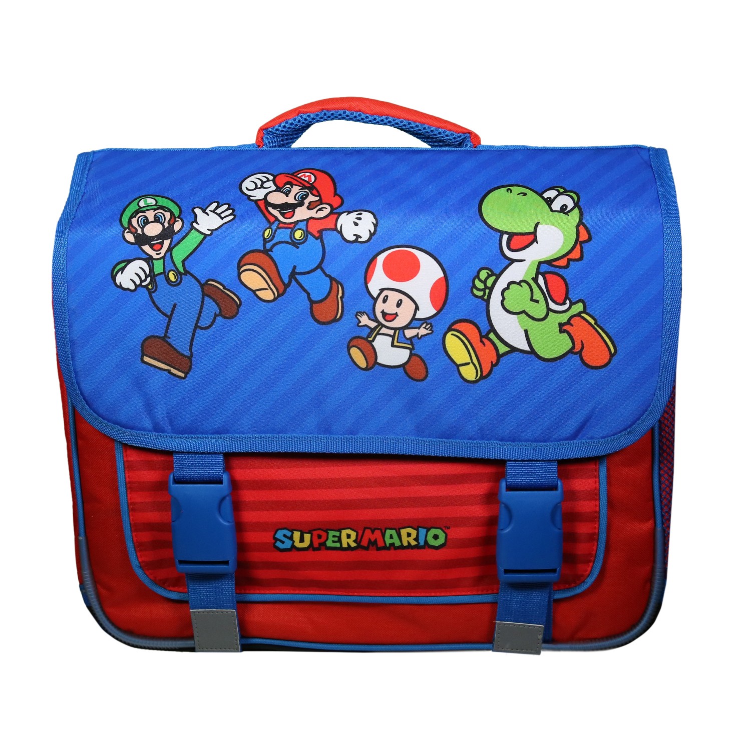 Cartable Super Mario 38 cm compartiments multicolore