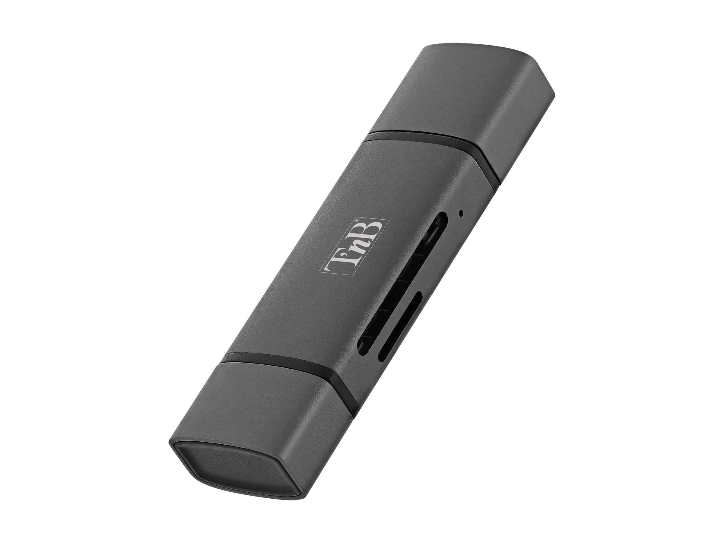 Hub USB 3.0 De Bureau Avec Lecteur De Cartes SD/TF - Montage Sur Trou De 60 Mm, 2 Ports USB + USB-C