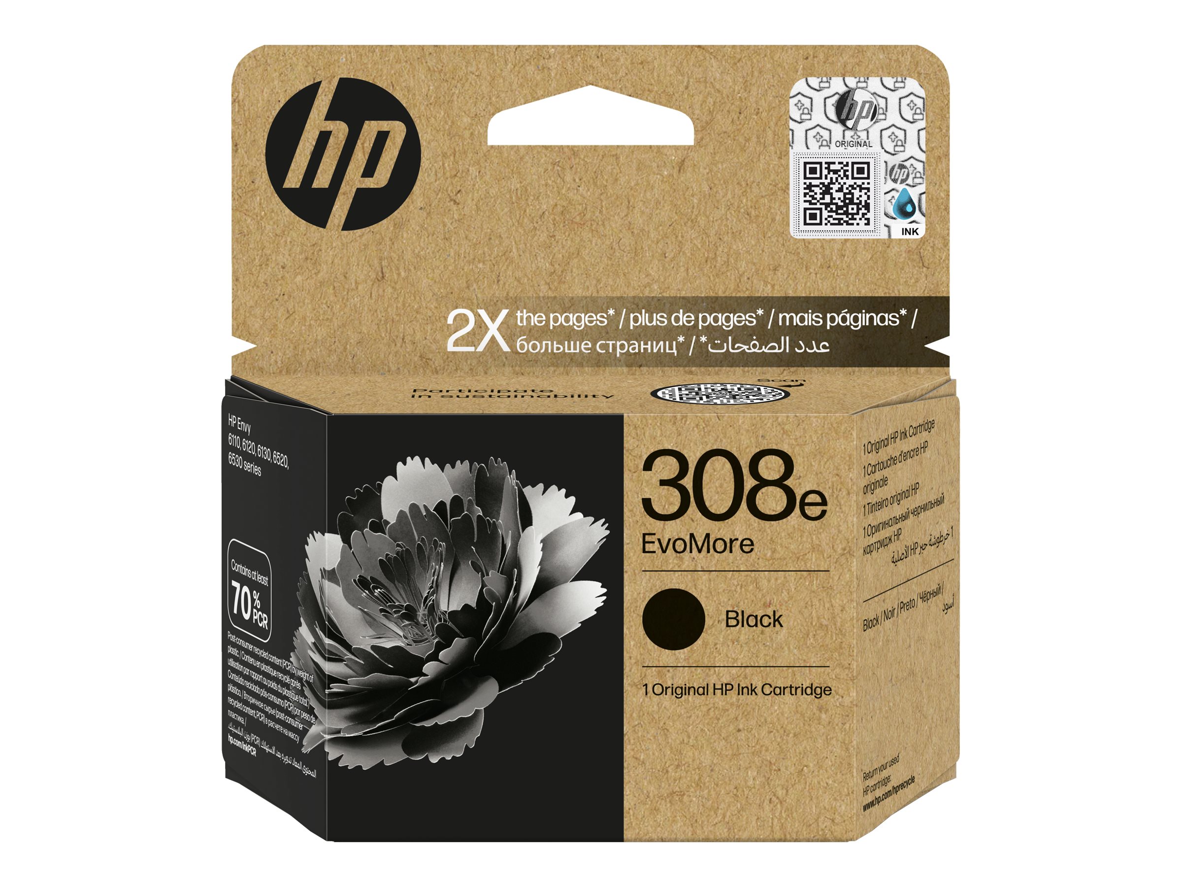 HP 301 Pack Negro X2 Y Color Cartucho De Tinta Original E5Y87EE