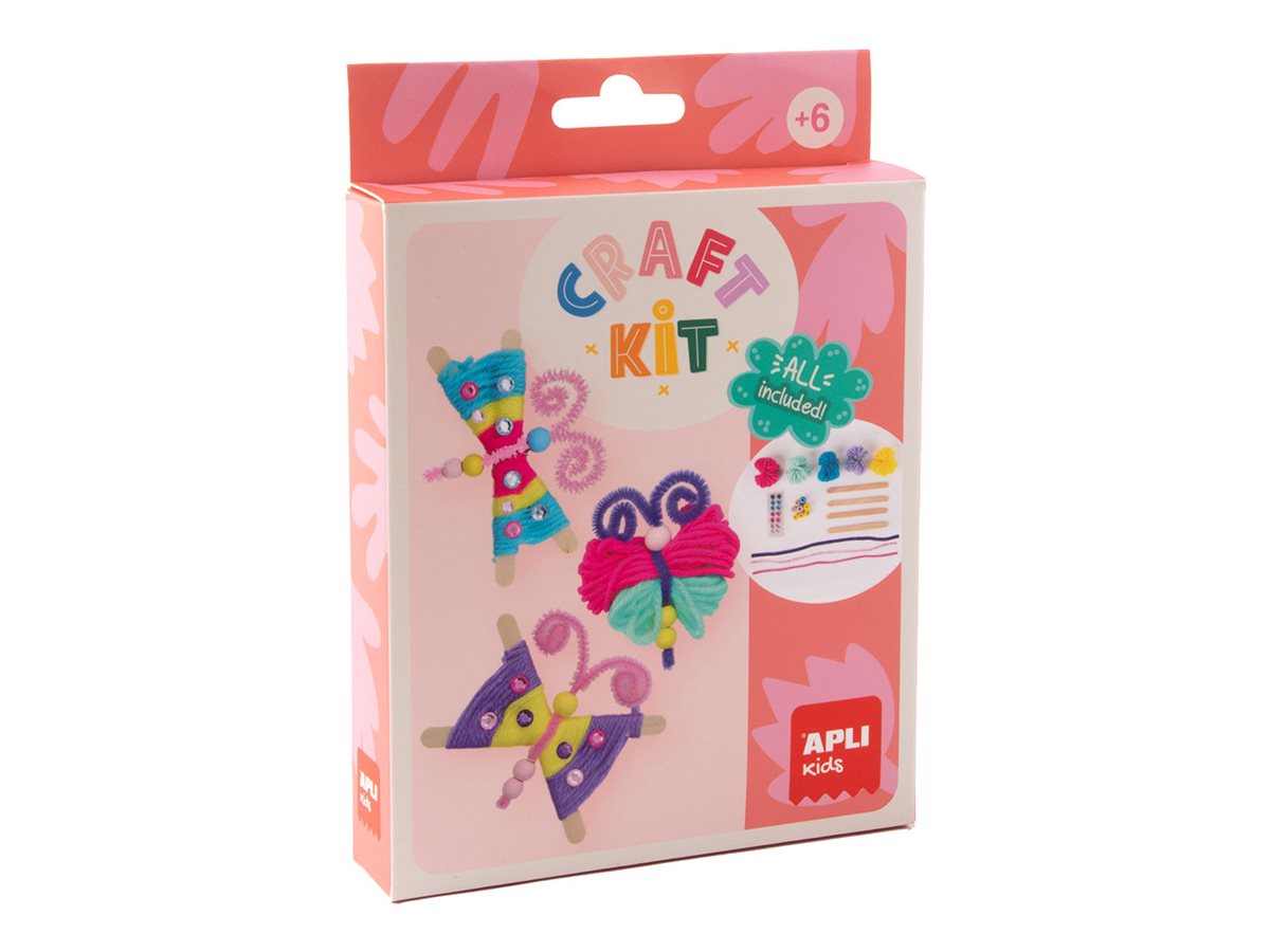 Kit Créatif De Pins APLI Kids – Tout Inclus, Dès 6 Ans – Personnalise Sacs, Trousses Et Vestes – Activité DIY Ludique