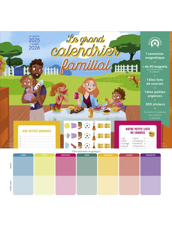 Calendrier Mural 2026 Avec Chiens Humoristiques - 21x21 Cm, Reliure Métallique - Organisation Maison/bureau