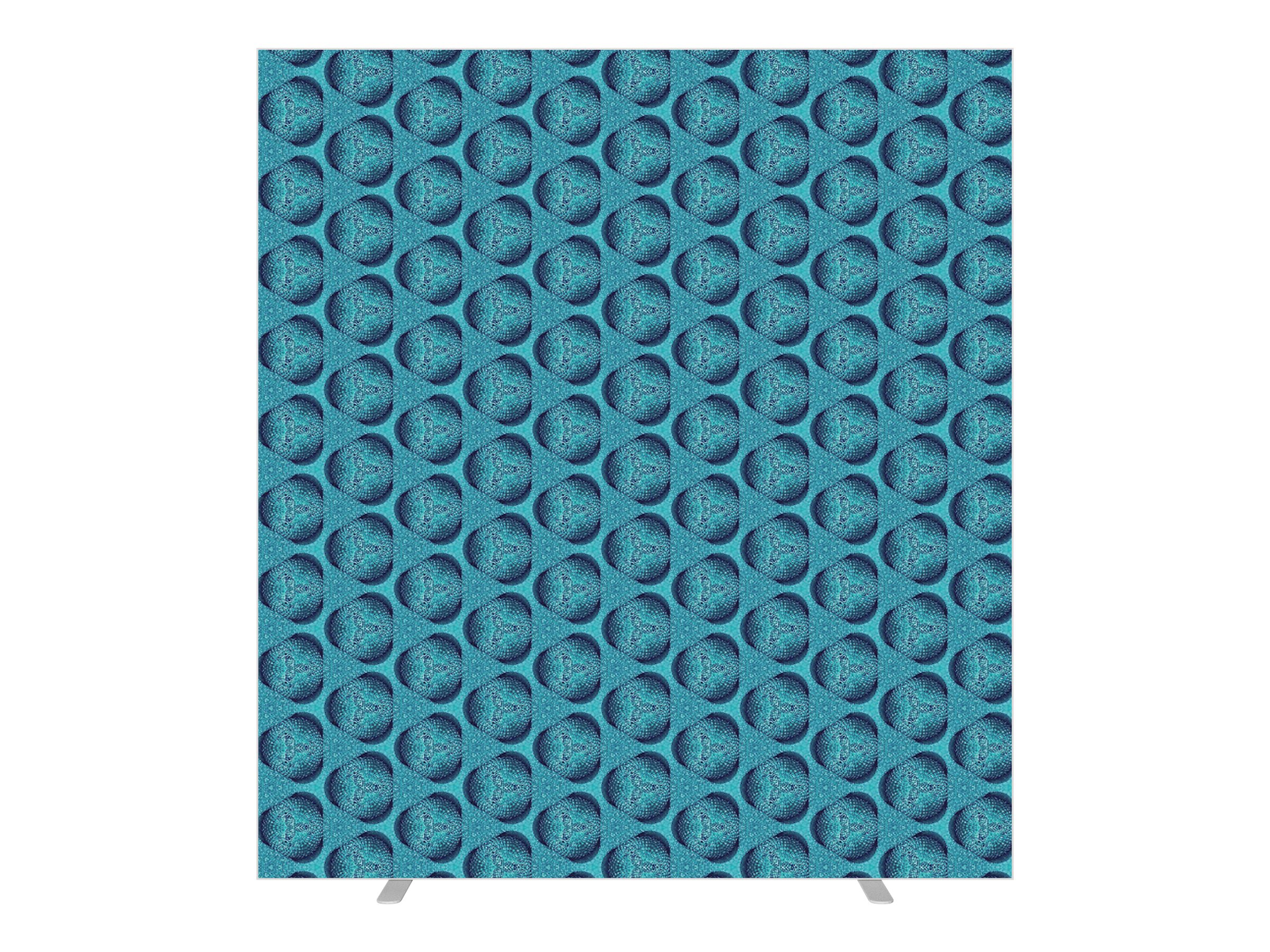 Cloison de séparation EASYSCREEN - L160 x H174 cm - mosaïque bleue