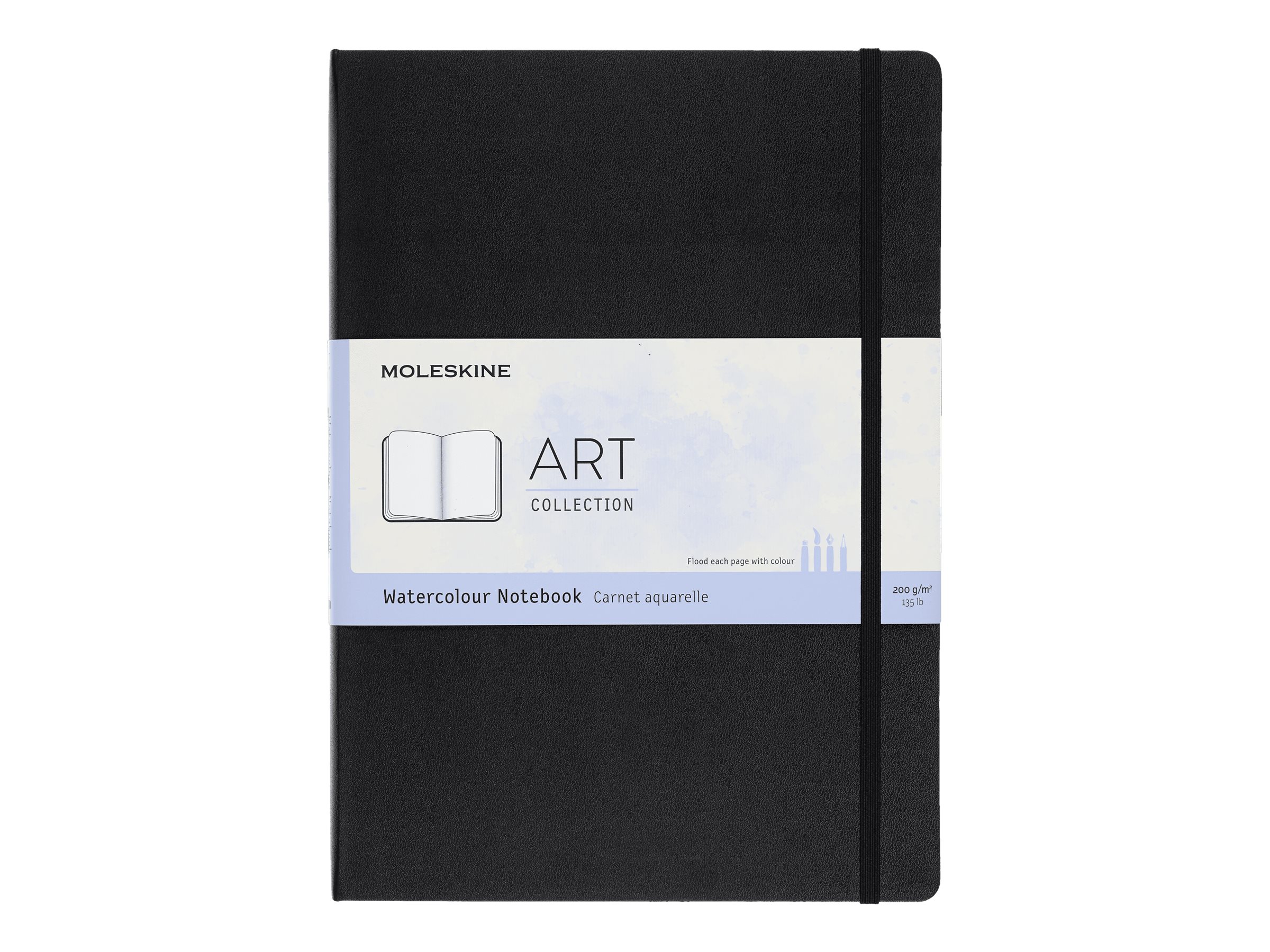 Moleskine Art Collection album d'aquarelles A4 pages blanches