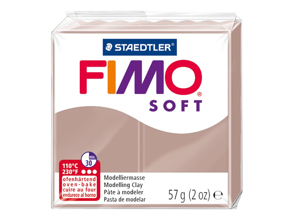 Pâte Fimo Soft -  taupe - 57G