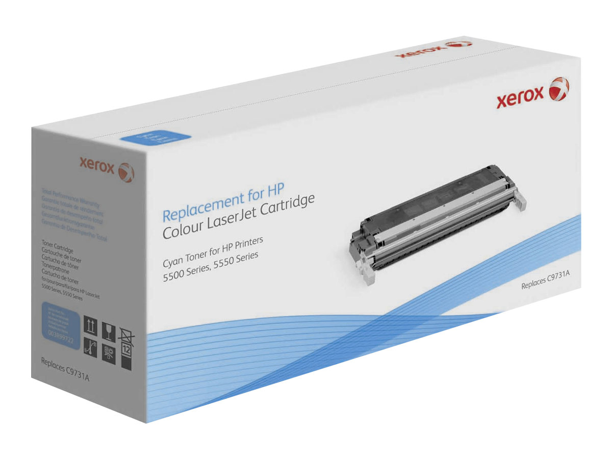Xerox HP Colour LaserJet 5500 series - cyan - cartouche de toner (alternative pour : HP C9731A)