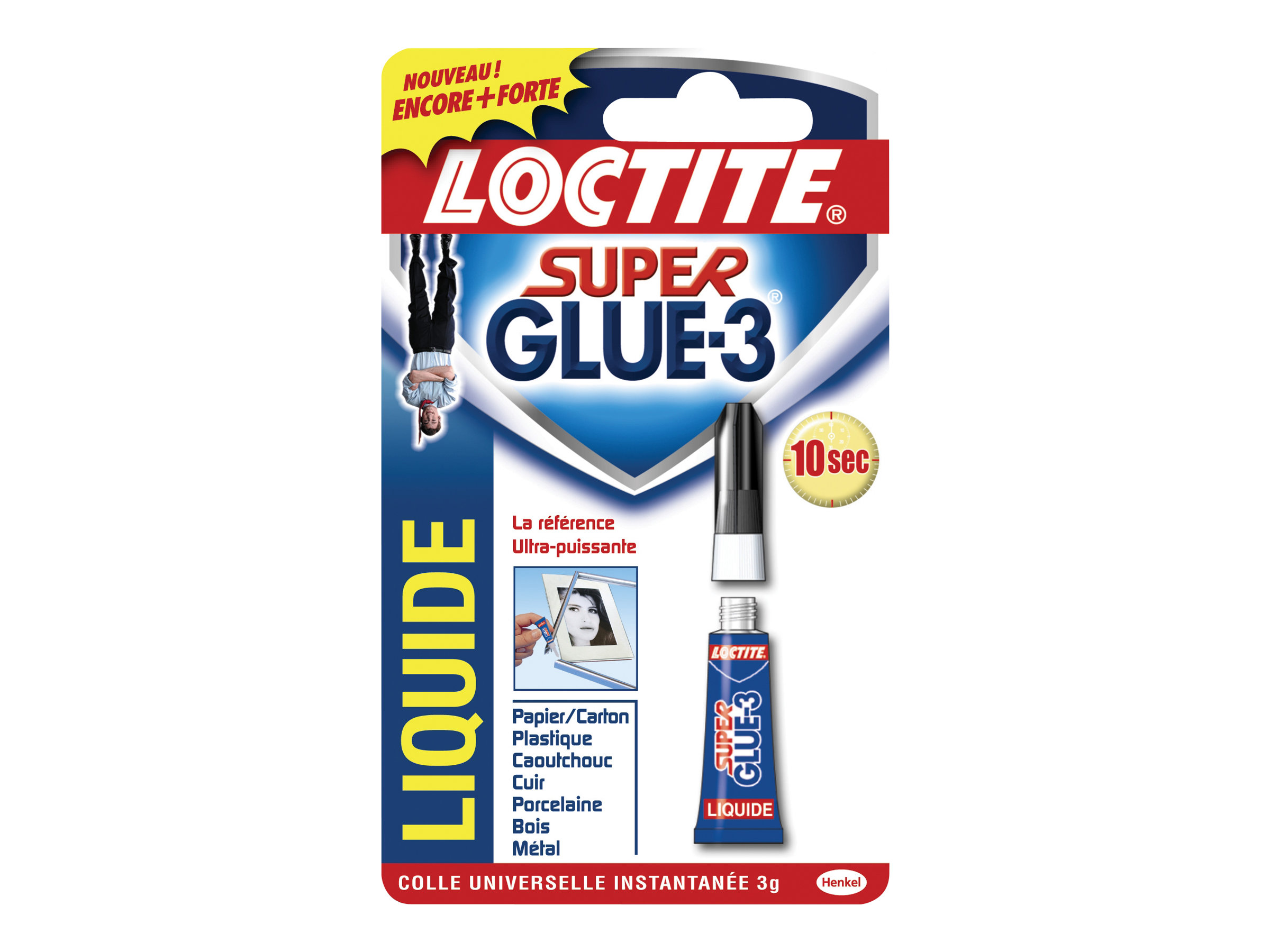 Loctite Super glue 3 liquide - Colle à prise rapide - transparente - 3 gr  Pas Cher