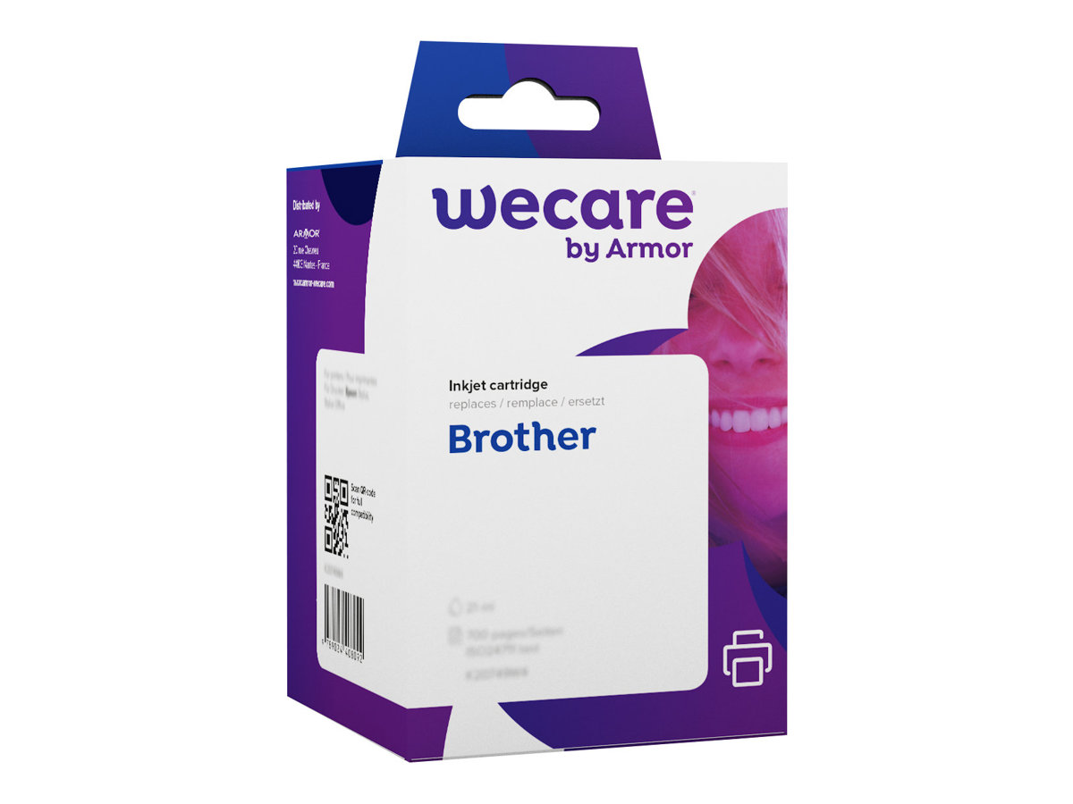 Cartouche compatible Brother LC123 - pack de 4 - noir, cyan, magenta, jaune - Wecare K10344W4 
