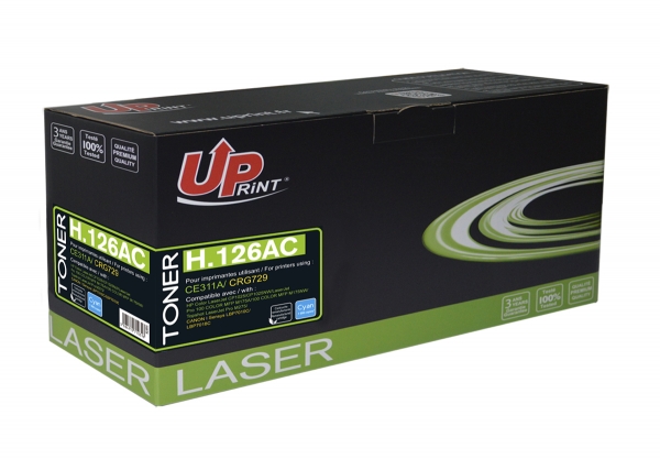 Cartouche laser compatible HP 126A - cyan - UPrint H.126AC